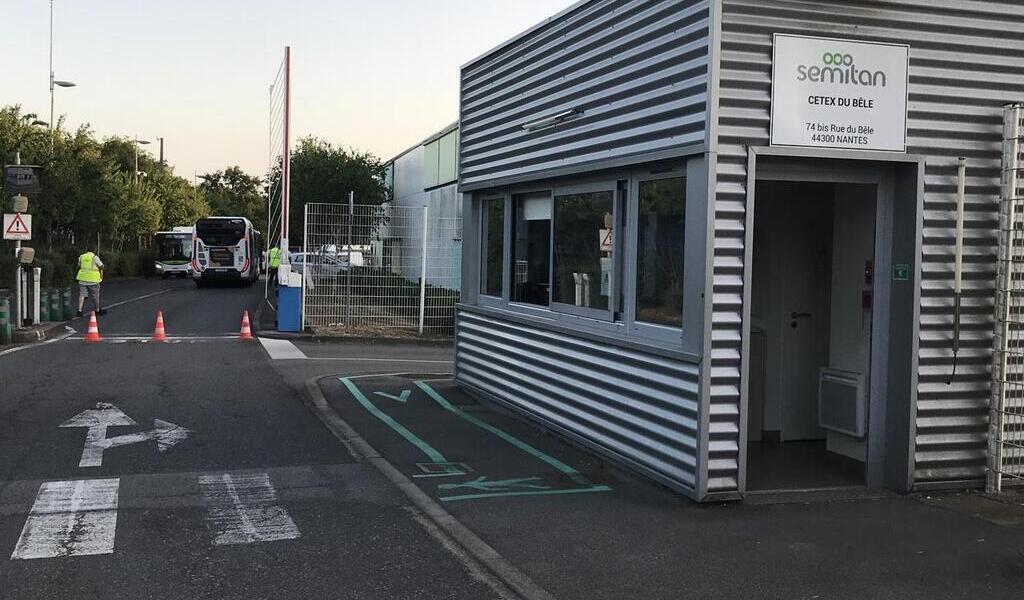 Un bus prend feu dans un dépôt de la Semitan à Nantes