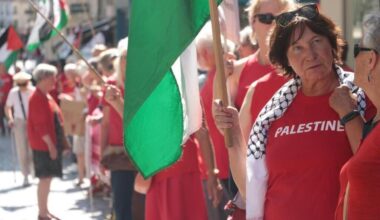 À Nantes, une ligne rouge symbolique pour continuer d’alerter sur la situation à Gaza