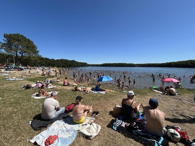 photo le lac de trémélin à iffendic et sa plage.  ©  et sa plagouest-france