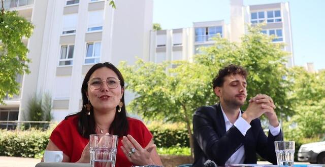photo  la députée marie mesmeur et gwenolé bourrée seront, jeudi, dans le quartier du blosne avec la caravane populaire des insoumis.  ©  archives ouest-france 