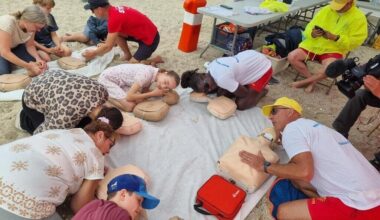 Le Beach tour prévention en Loire-Atlantique : prévenir les noyades dès le plus jeune âge
