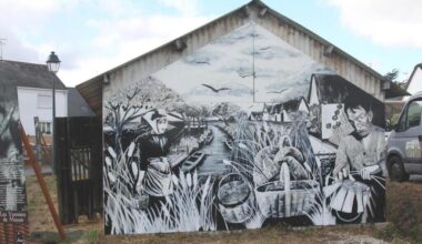 Une fresque en l’honneur des vanniers dans ce village près de Nantes