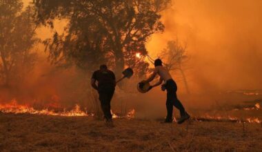 En pleine canicule, la Grèce frappée par de multiples incendies