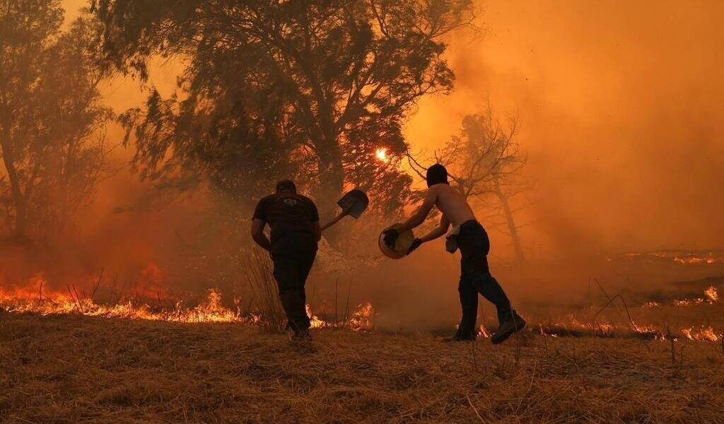 En pleine canicule, la Grèce frappée par de multiples incendies
