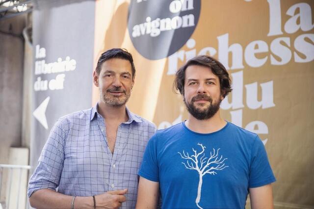 photo laurent domingos et harold david, coprésidents d’af & c (avignon festival & compagnies)  ©  johanna baschke