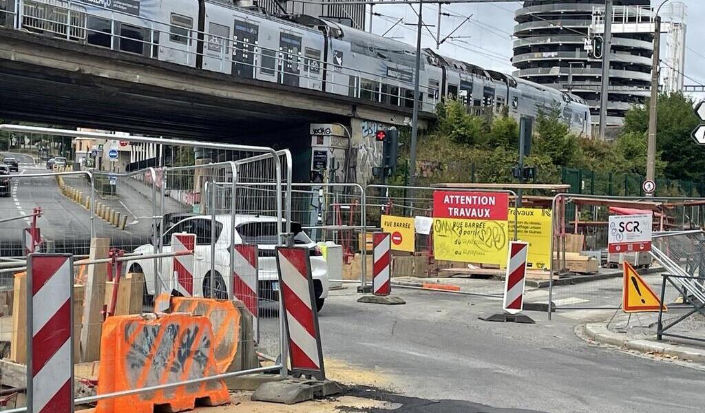 À Rennes, des travaux compliquent la circulation près du pont de Nantes