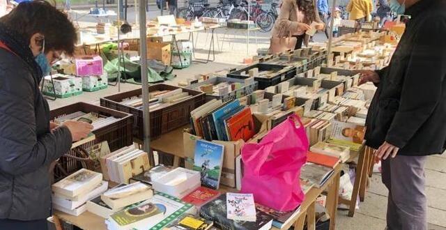 photo  un bouquiniste a été menacé de mort par un jeune de 17 ans, dans le centre-ville de rennes, samedi 26 juillet 2025.  ©  ouest france 
