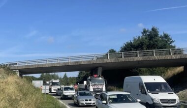 Automobilistes excédés, bouchons… Ça coince à Nantes après la fermeture du pont de Cheviré