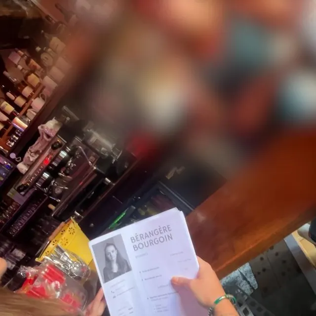 photo je distribue le plus de cv possibles dans les bars et restaurants du centre-ville.  ©  ouest-france
