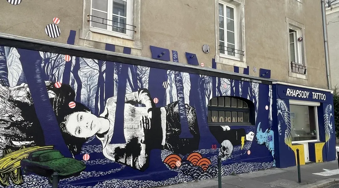Une galerie d’art à ciel ouvert quartier des Olivettes, à Nantes