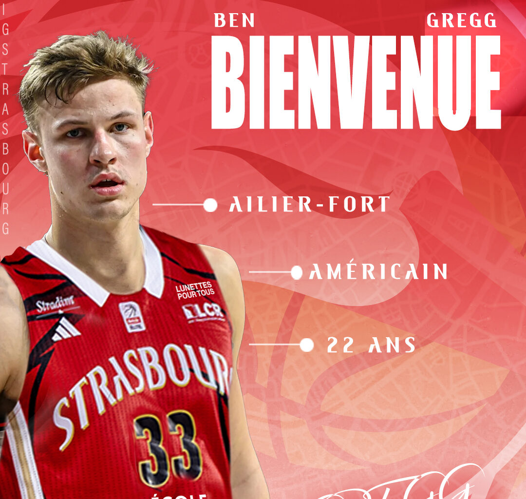 Ben Gregg rejoint la SIG Strasbourg !