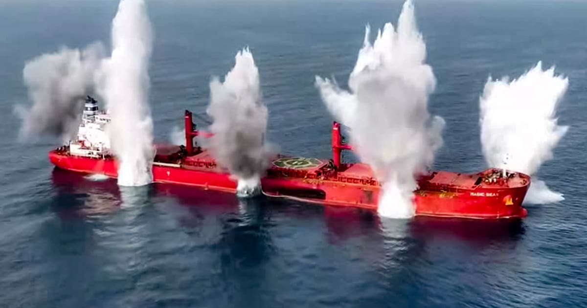 Les Houthis coulent deux navires capturés en mer Rouge pour leurs liens supposés avec Israël – Libération