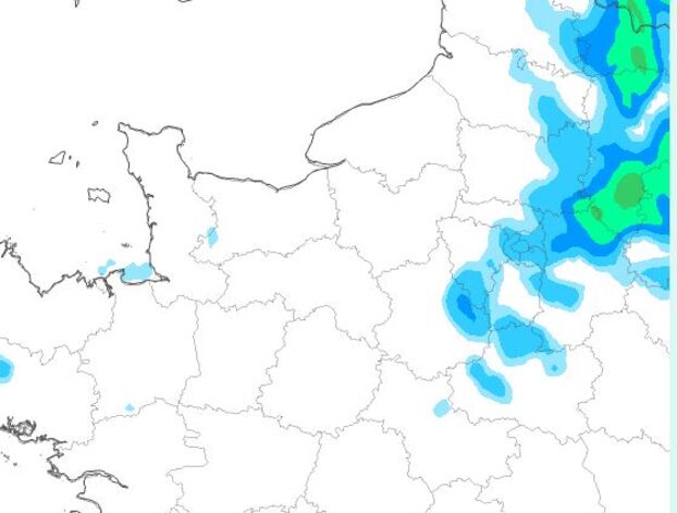 Modèle Icon pour 18 heures ce dimanche 27 juillet 2025/Météo France