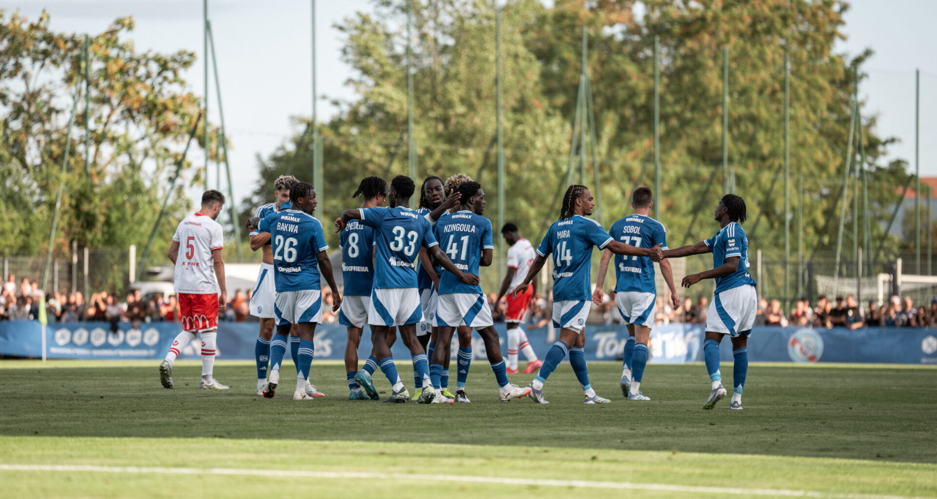 Le Racing s'impose contre Nancy (2-1) pour son premier match amical de la saison — Alsa'Sports