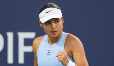 WTA - Washington > Raducanu s'aime beaucoup : "Je pense que lorsque je me regarde aujourd'hui, j'aime vraiment mon apparence sur le terrain mais pas de façon narcissique"