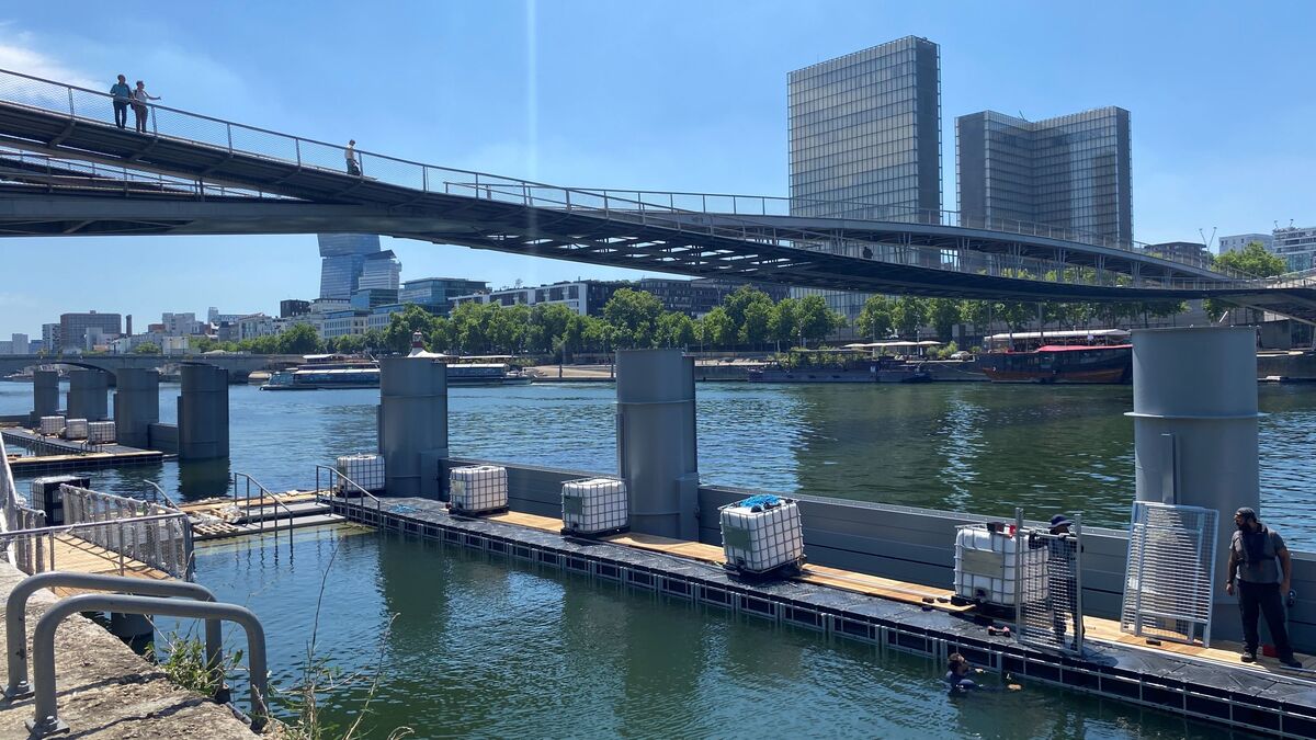 Baignade à Paris : à J-6 avant le grand plongeon dans la Seine, le site de Bercy émerge