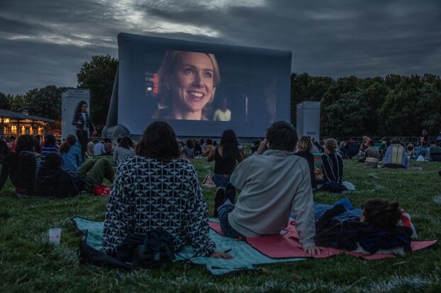 Le cinéma en plein air revient à La Villette après une année de pause pour cause de Jeux olympiques. LP/Fred Dugit