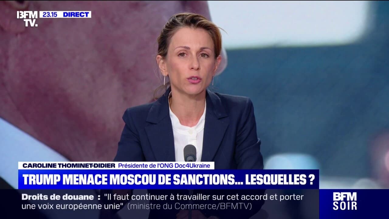 pour Caroline Thominet-Didier (ONG Doc4Ukraine), "l'Ukraine n'est sûrement pas le premier souci" du président américain