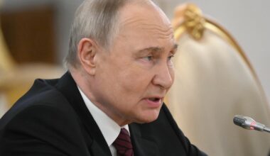 Le président russe Vladimir Poutine, le 10 mai 2025 à Moscou