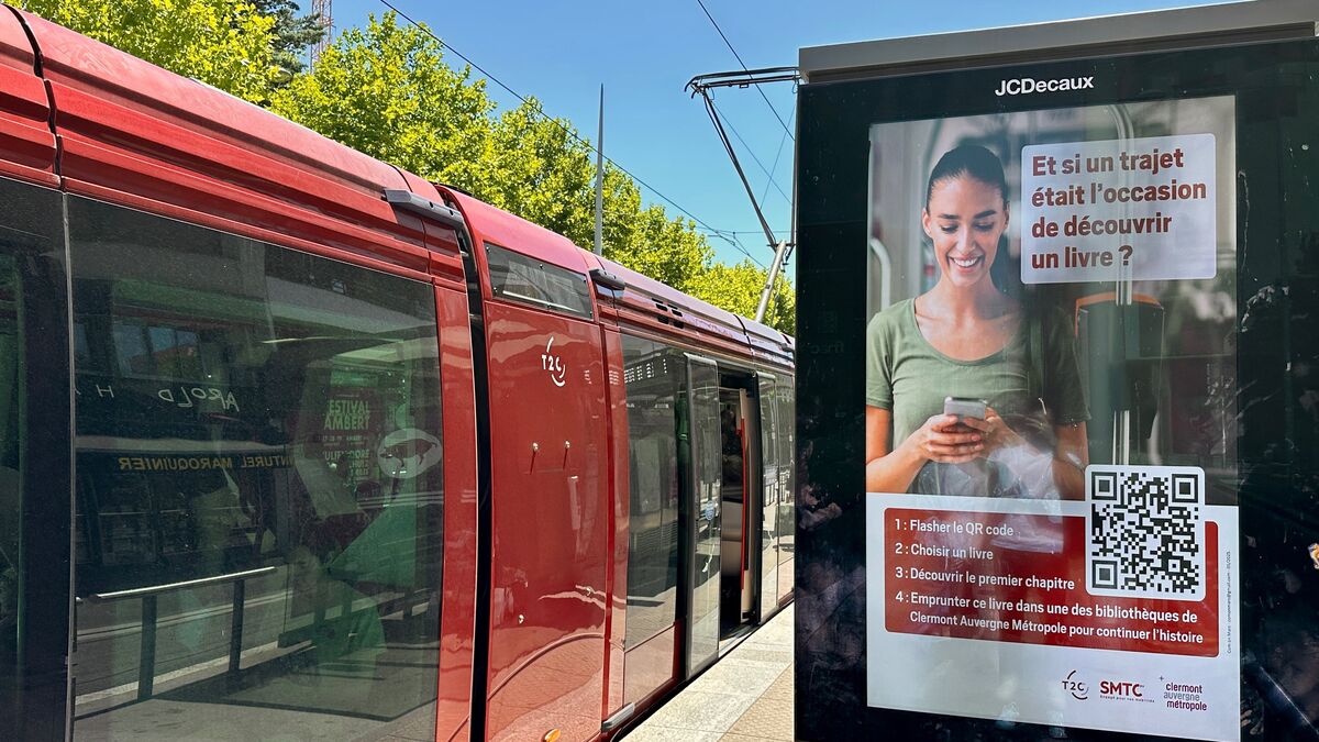 La métropole de Clermont-Ferrand offre des premiers chapitres de livres aux passagers de ses bus et tramways