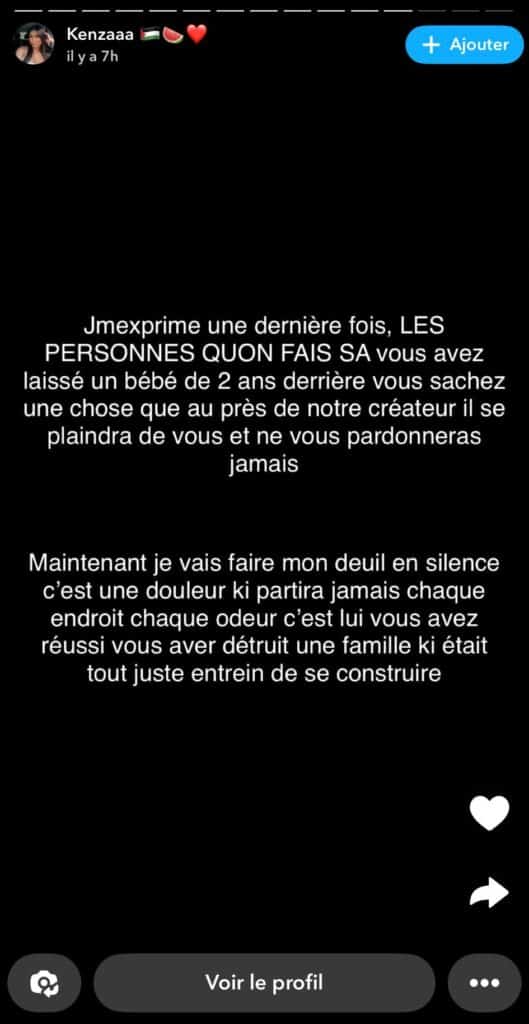 "Ils ont fait de mon bébé un orphelin…" : l'actrice Kenza Fortas annonce la mort de son mari, tué par balles à Marseille