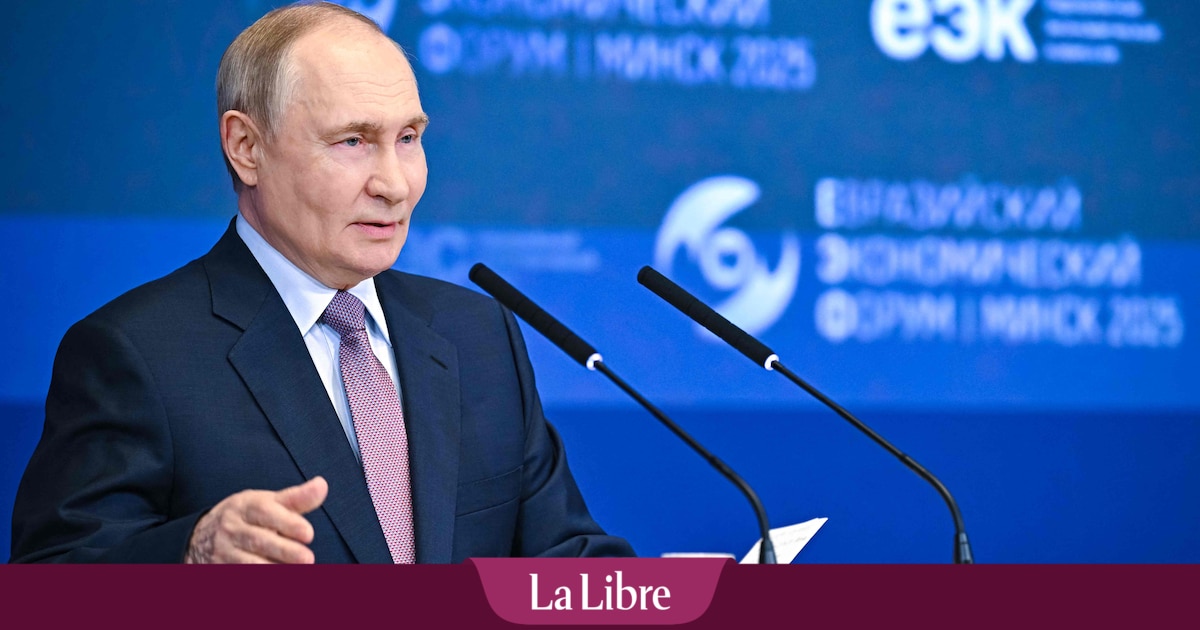 "Elle aide le monde entier à être de meilleure humeur": Vladimir Poutine vante la vodka russe