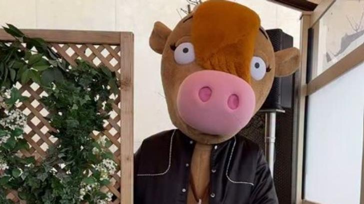 Topa, la vachette est la mascotte d’« Intervilles » sur France 2.