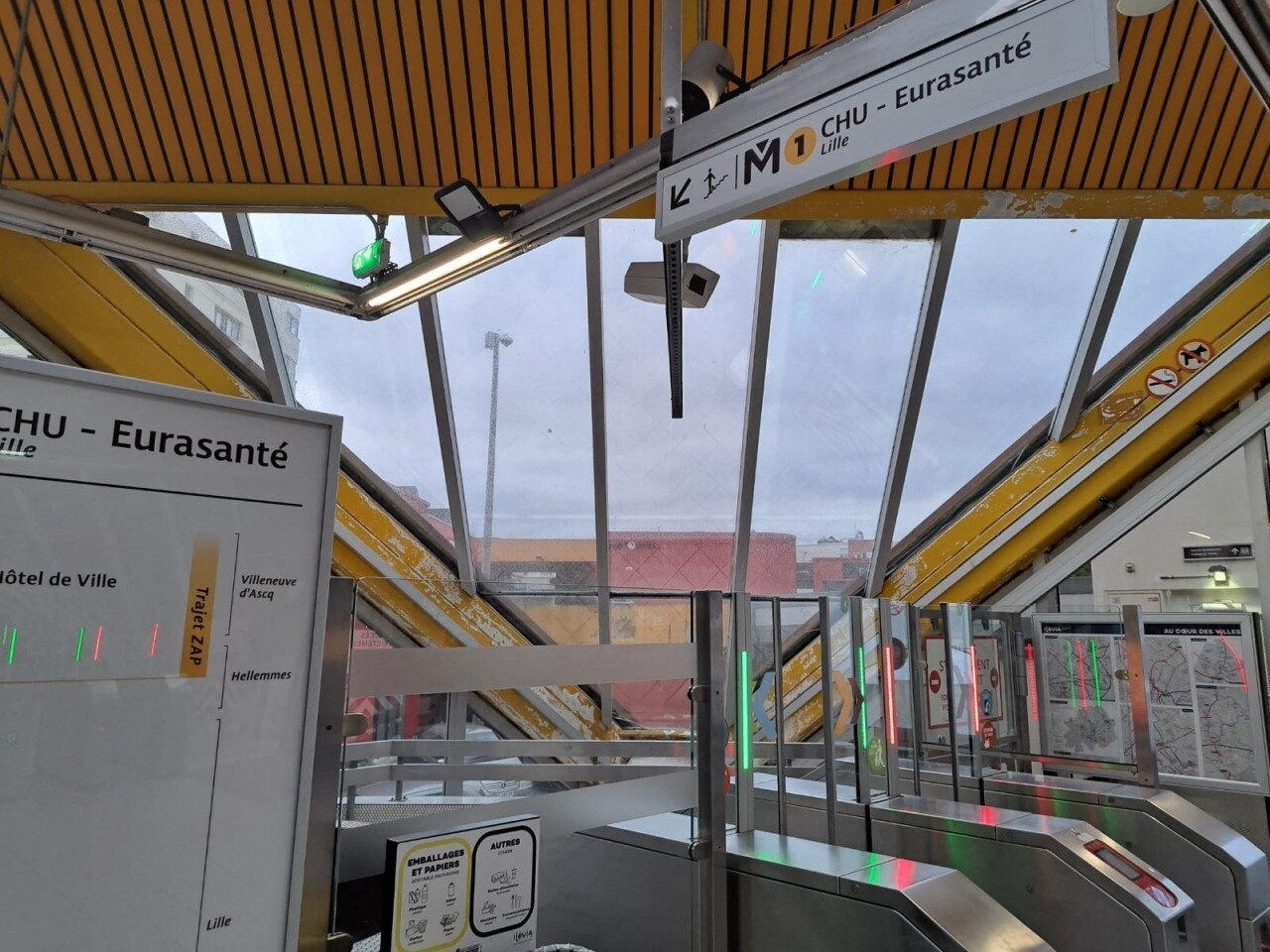 Lille. La ligne 1 du métro en partie à l'arrêt ce mercredi matin en raison d'un incendie