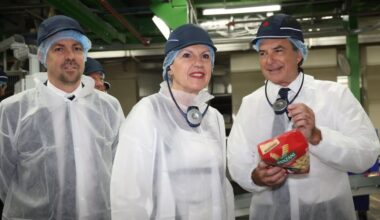 Sur le site Panzani de La Valentine, la ministre de l'Agriculture en soutien de la filière blé dur