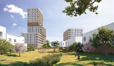 Dans ce quartier de Rennes, 145 nouveaux logements dont 22 maisons en cours de construction