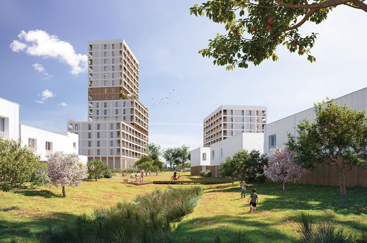 Dans ce quartier de Rennes, 145 nouveaux logements dont 22 maisons en cours de construction