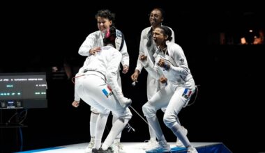 Les épéistes françaises championnes du monde par équipes en battant les Russes en finale - L'Équipe