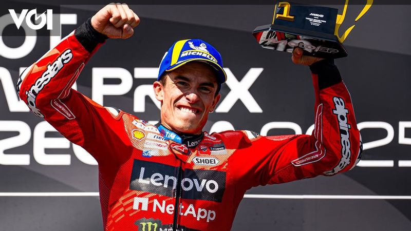 MotoGP 2025 après Marc Marquez remportant le circuit de la ville de Tunisie