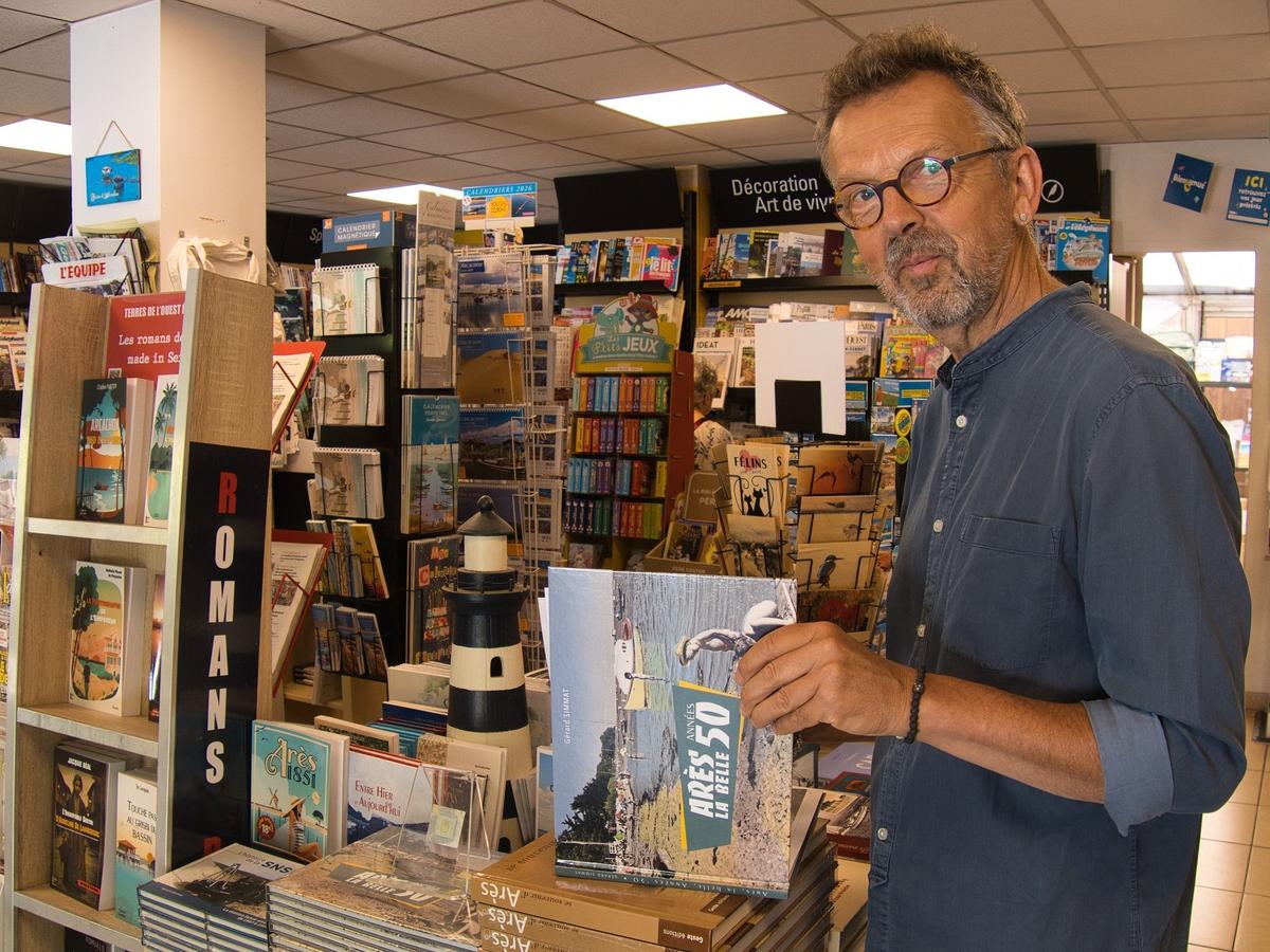 Gérard Simmat, auteur de ce livre sur l’histoire d’Arès a contribué à l’essor de cette maison de la presse.