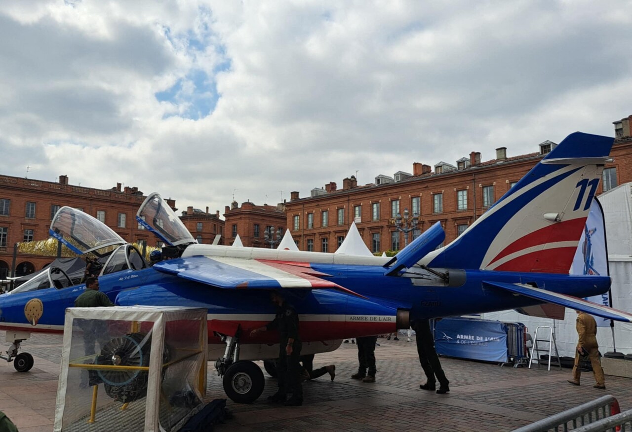 le spectacle de l'armée à Toulouse