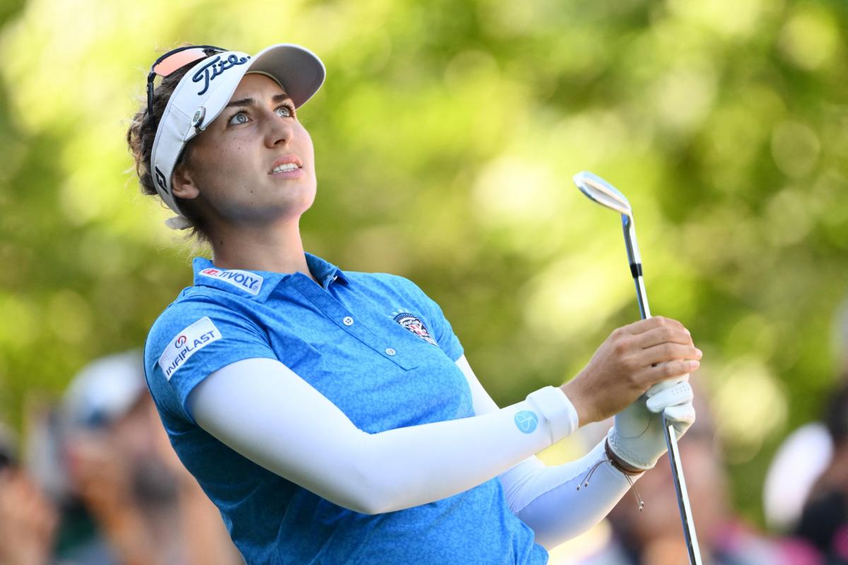 Dans le top 10 de l'Evian Championship, Nastasia Nadaud partira dimanche à 10 heures - L'Équipe