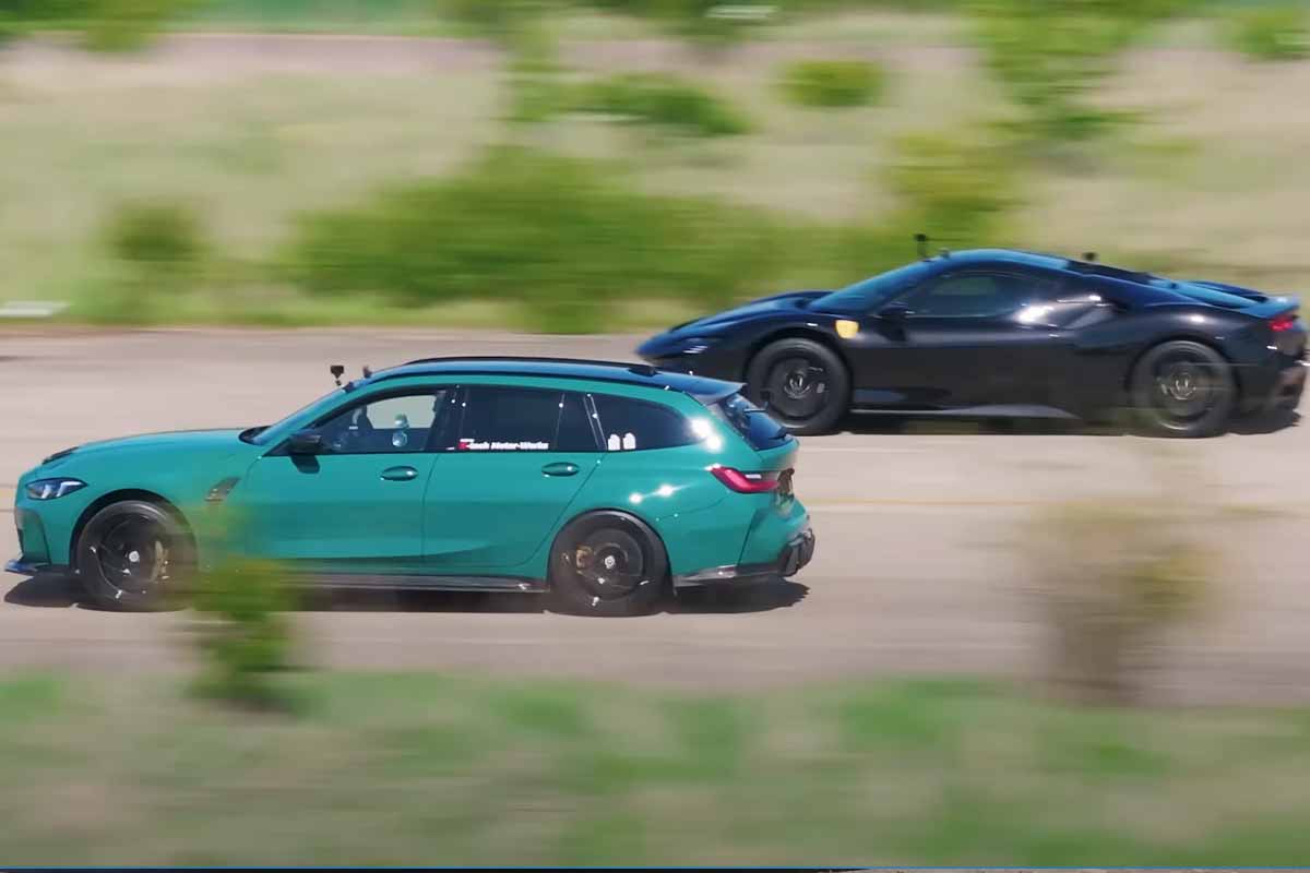 Course entre Ferrari SF90 et BMW M3 préparée de 1000 ch ! L'Allemande peut-elle battre la supercar italienne ?