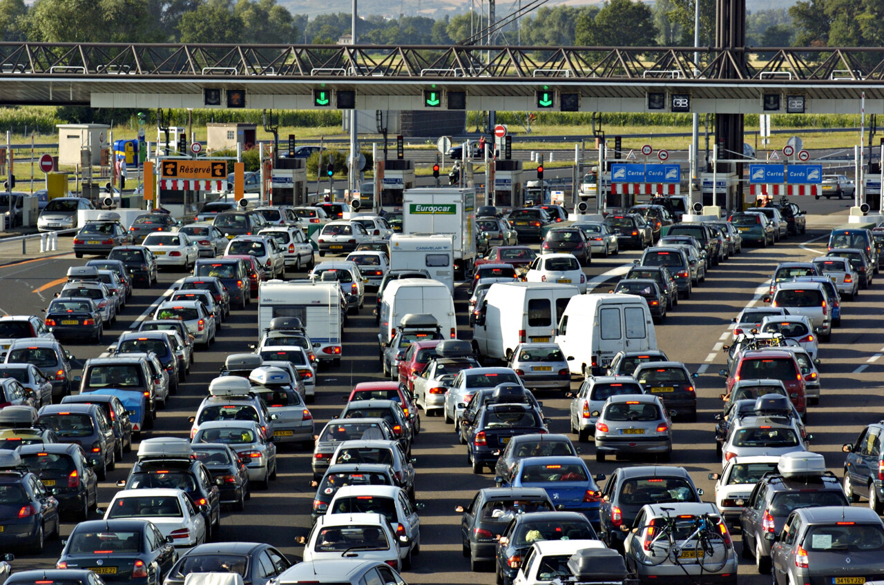 regardez le trafic en temps réel sur l'autoroute des vacances