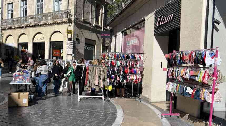 après les soldes, la braderie en centre-ville
