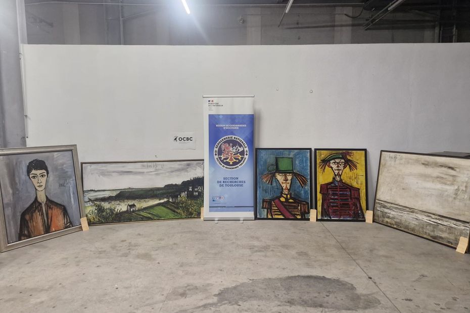 715 000 euros de toiles de Bernard Buffet retrouvées juste avant leur vente au marché noir