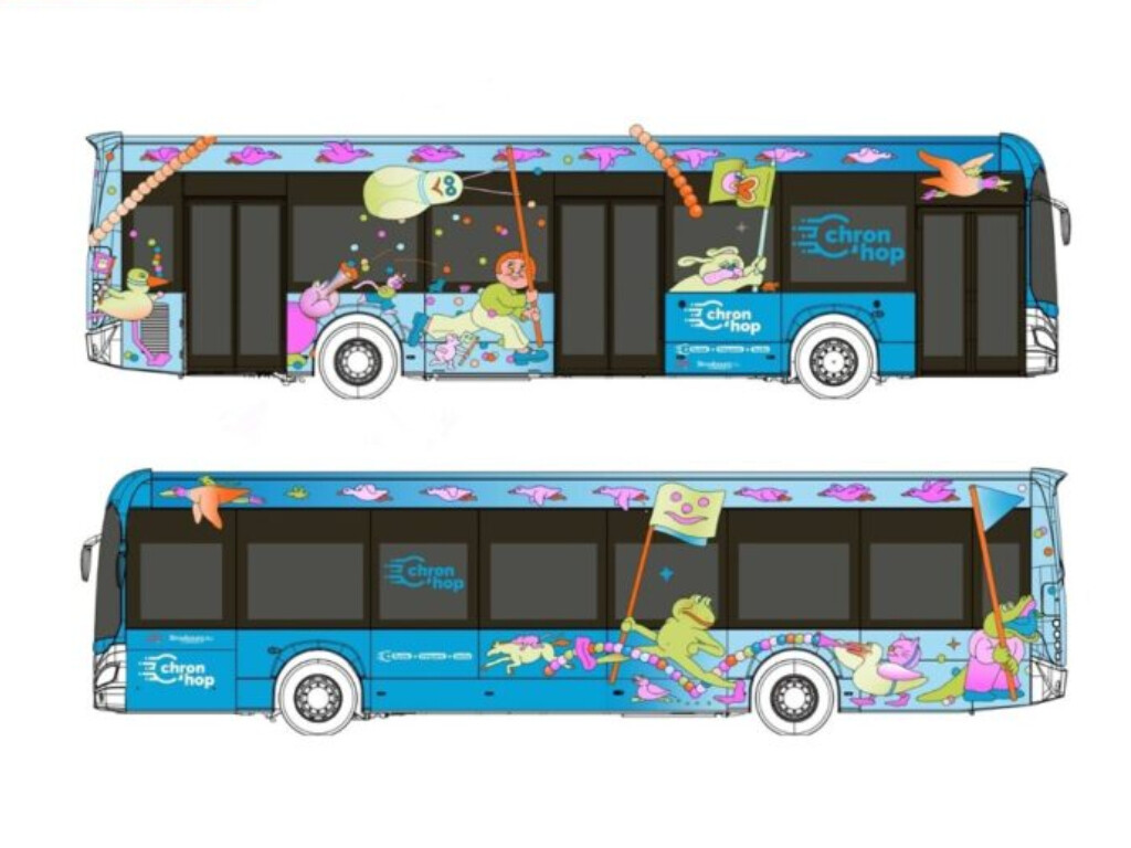vous pouvez choisir l'habillage des nouvelles lignes de bus, voici comment