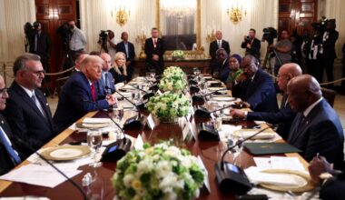 Quand Trump félicite le président libérien pour son niveau d'anglais, langue officielle du Liberia