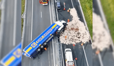 Accident spectaculaire de camion sur l'A49 près de Grenoble : ce qu'il s'est passé
