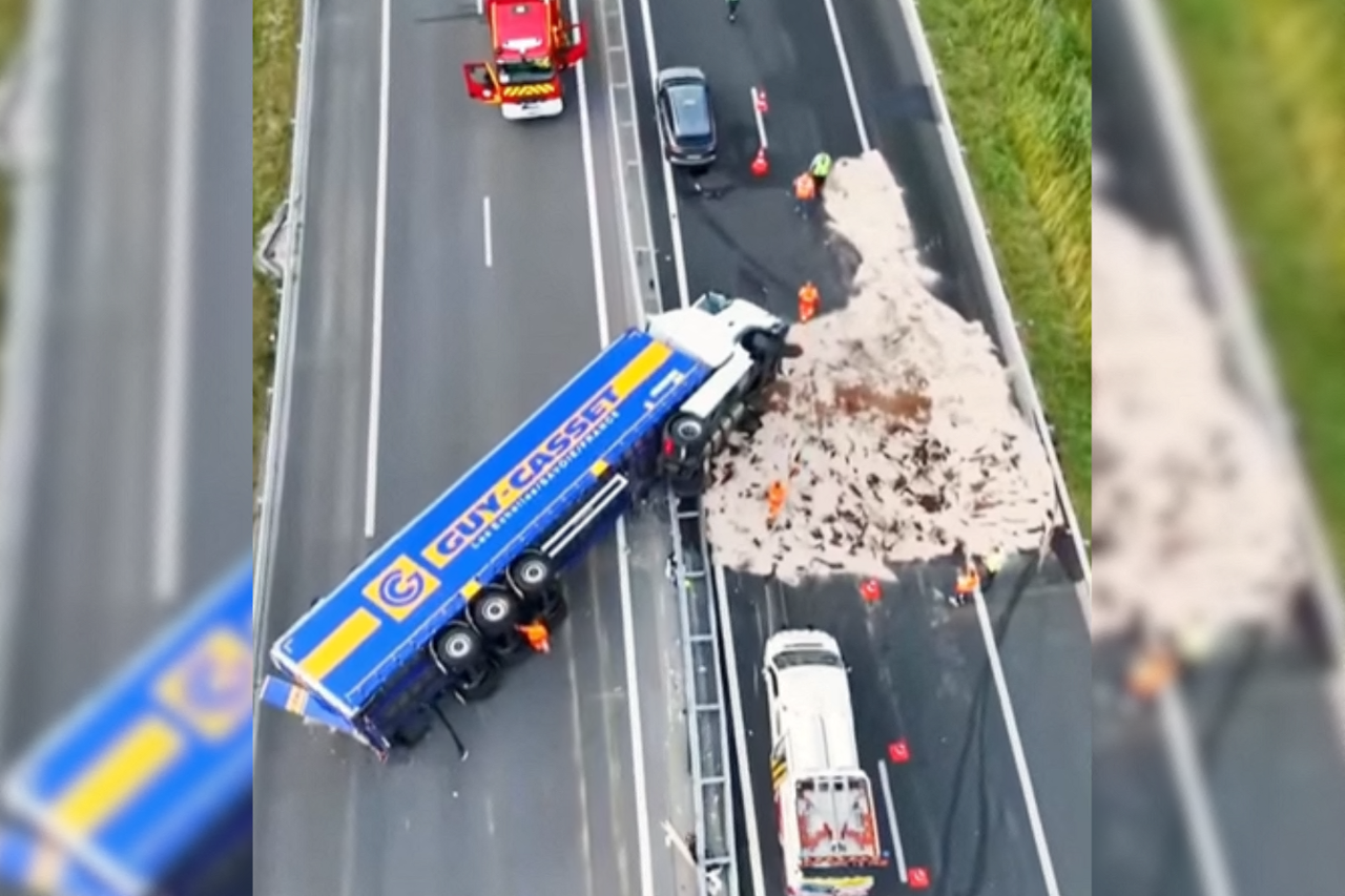 Accident spectaculaire de camion sur l'A49 près de Grenoble : ce qu'il s'est passé