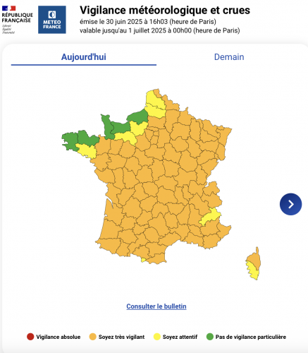 Météo France canicule 2025