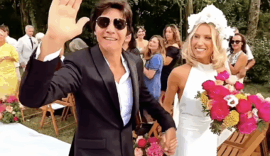 Jean-Luc Lahaye et sa jeune compagne en blanc immaculé se (re)disent oui au château de Janvry (Vidéo)