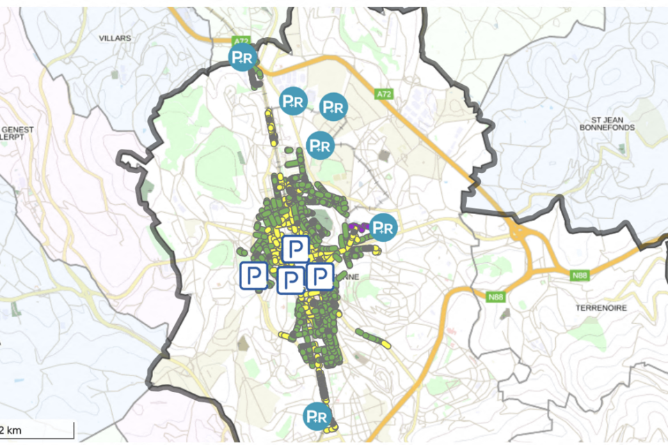 Le stationnement en surface est gratuit sur l’ensemble de la zone verte du lundi 4 au samedi 30 août.