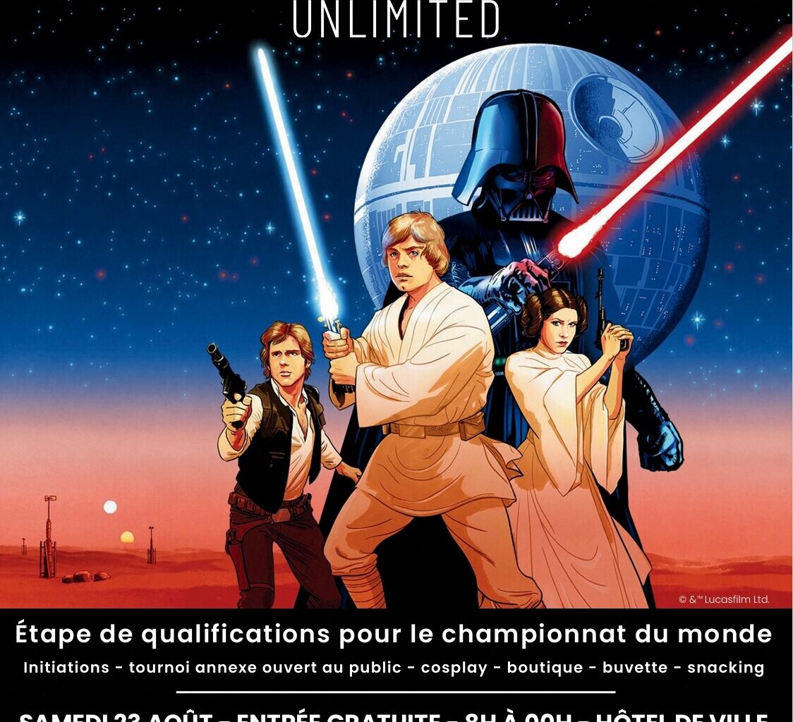 Un tournoi de jeu de cartes dans l'univers d'une saga iconique, près de Rouen