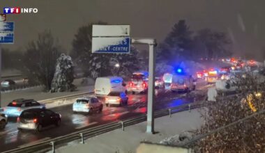Épisode neigeux en Île-de-France : 400 km de bouchons, pagaille dans les aéroports et les gares