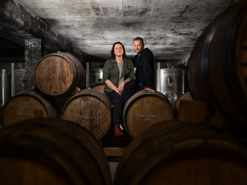 Charlotte et Antoine Kreydenweiss Cave à fûts